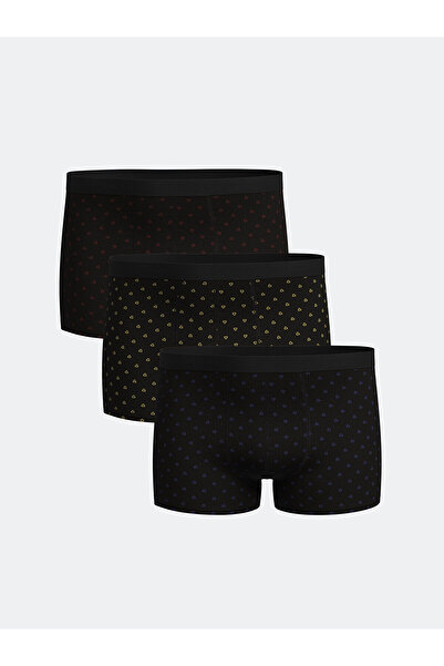 LC Waikiki Мъжки боксерки, памучни, гъвкави, стандартен размер, комплект от 3...