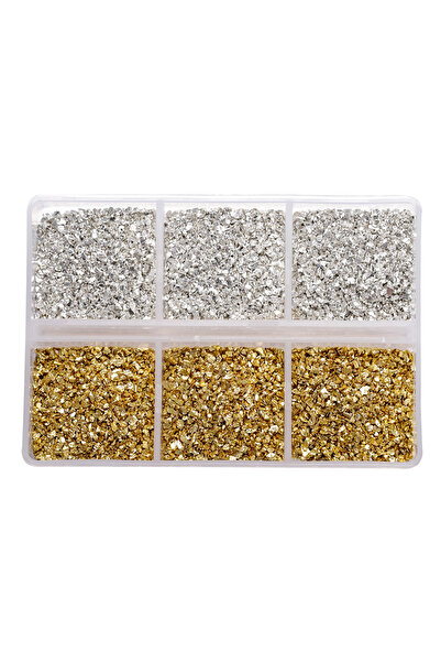 Choice43 النمط 02، 30 غرام/علبة، أحجار زجاجية مطحونة، حشو راتنج، حجر مكسور غي...