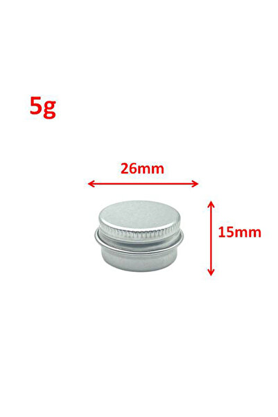 Choice3 علب معدنية فارغة من الألومنيوم الفضي، 10 قطع، 5 غ، 10 قطع، 5 غ، 10 غ،...