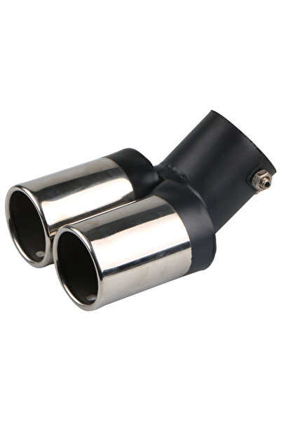 Choice12 عادم مزدوج من الفولاذ المقاوم للصدأ، ذو فتحة خلفية زرقاء، مناسب للسي...