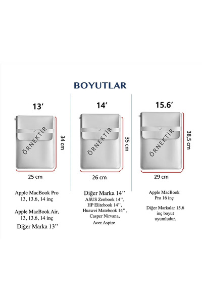 YOUC Design Laptop Case 13' 14' 15' Inch Notebook Vegan Faux Leather Bag Khaki