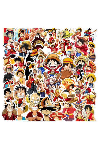 Choice18 بانداي 50 قطعة أو 100 قطعة ملصقات أنمي ون بيس اليابانية، ملصقات كرتو...