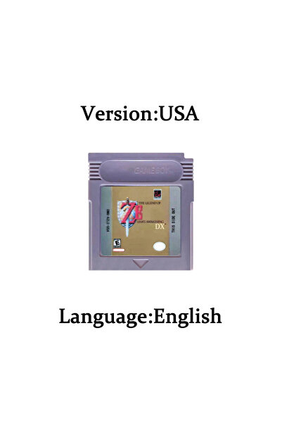 choice2 Bandai USA-Awakening DX 16 Bit Video Game Zelda GBC Card Cole Card Fo...