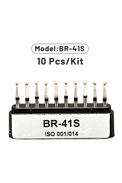 Choice21 BR-41S AG 1 Box Dental Diamond Burs Drill for High Speed Handpiece D...