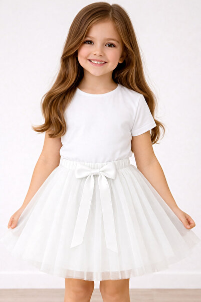 Nacar 23 Nisan 29 Ekim Gösteri Kıyafeti Kız Çocuk Tütü Etekli Şık Etek