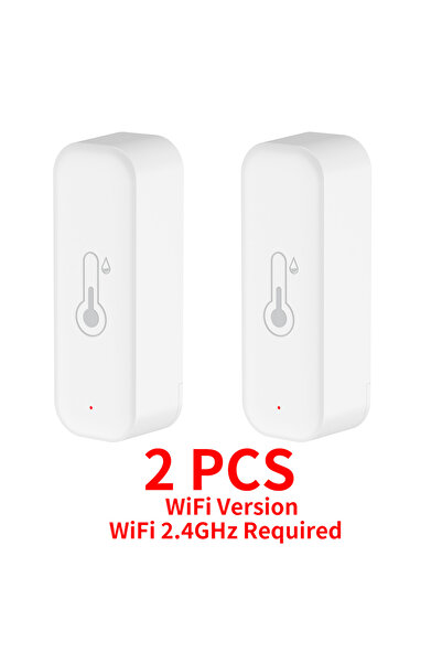 Choice3 2 PCS Tuya WiFi Temperature and Humidity Sensor For Smart Home Thermo...