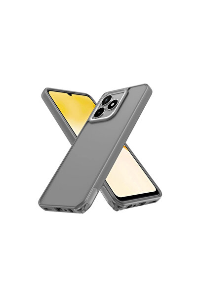 xirshop حافظة ريلمي C53 بغطاء أنيق - رمادي تيتان