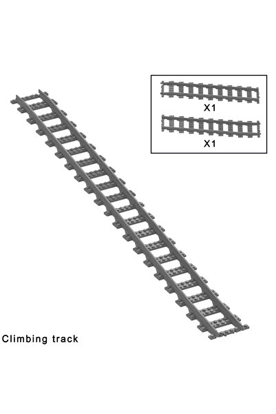 Choice11 Stytle Q City Trains Flexible Tracks Forked Straight Curved Soft Rai...