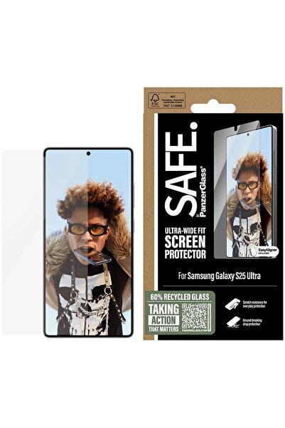 Panzer Glass Screen Protector for Samsung Galaxy S25 Ultra - PanzerGlass® SAFE