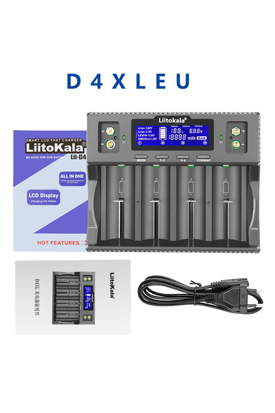 Choice1 Liitokala Lii-D4XL الاتحاد الأوروبي Liitokala Lii-D4XL شاحن بطارية ل ...