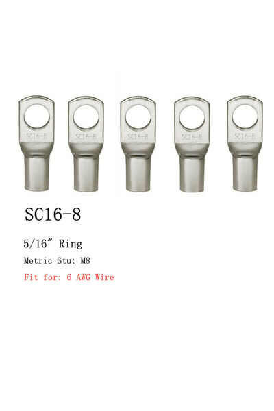 Choice9 20 قطعة SC16-8، 100/50/25/10 قطع، تشكيلة من 4-25 مم، أطراف توصيل حلقي...