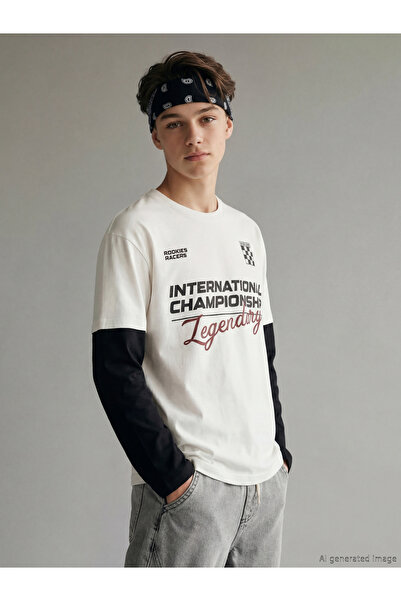 LC Waikiki ΝΕΑ ΣΕΖΟΝΑ ΑΠΟ ΤΗΝ GÜLİS GİYİM: Αγορίστικο μπλουζάκι με στάμπα και...