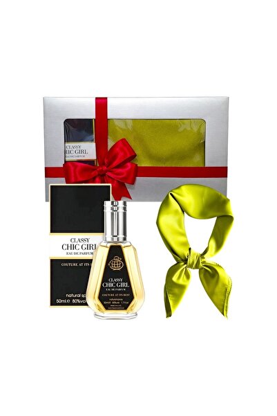 Fragrance World Elysa Set - Eau de Parfum Classy Chic Girl 50ml, Green satin ...