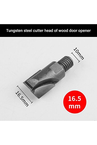 Choice قاطع تشكيل فتحات الأبواب الخشبية، مقاس 16.5 مم، ساق 10 مم، خيط لولبي 1...