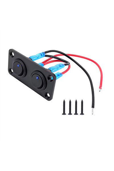 Choice لوحة مفاتيح عصا تحكم دائرية زرقاء CP-5260-02 بقدرة 20 أمبير، مزودة بمو...