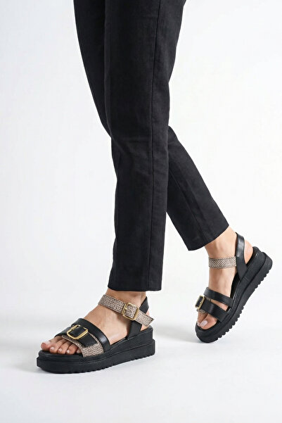 Riccon Дамски сандали 0012809 Черни