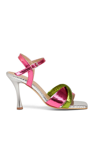 Tergan Beyaz Vegan Kadın Topuklu Ayakkabı - K25Y1AY67830-U4W