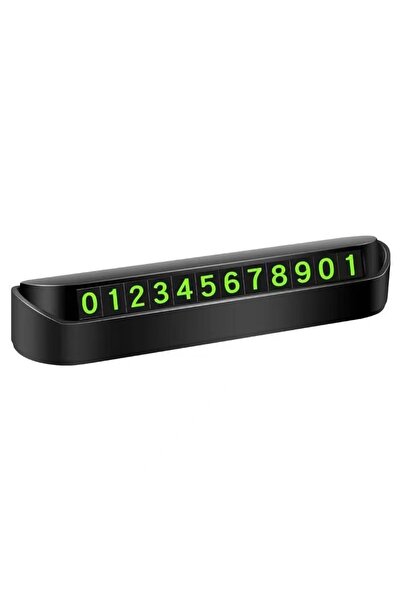 XTRIKE ME Vehicle Parking Number with Number Hiding Feature, Phosphorescent N...