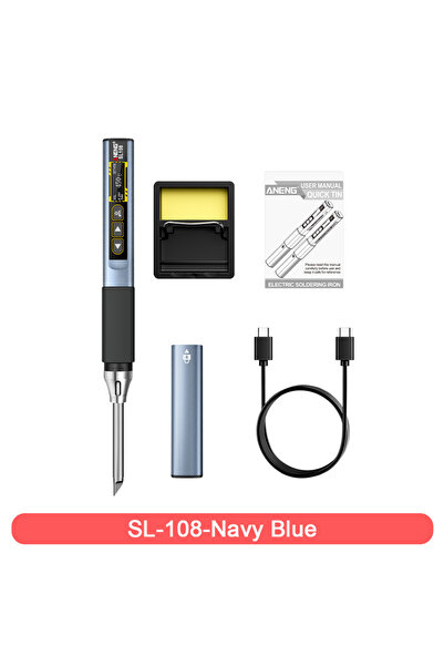 Choice1 Choice SL-108-Navy Blue ANENG SL108 96W Smart Soldering Iron, PD/QC F...