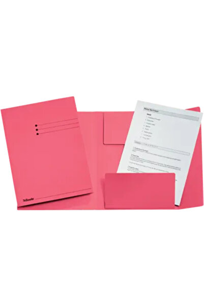 Esselte Envelope Folder, cardboard, A4, red