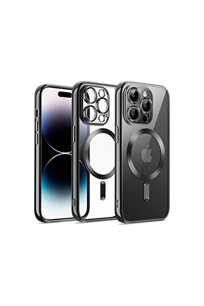 xirshop غطاء آيفون 12 برو كروس مغناطيسي آمن - أسود