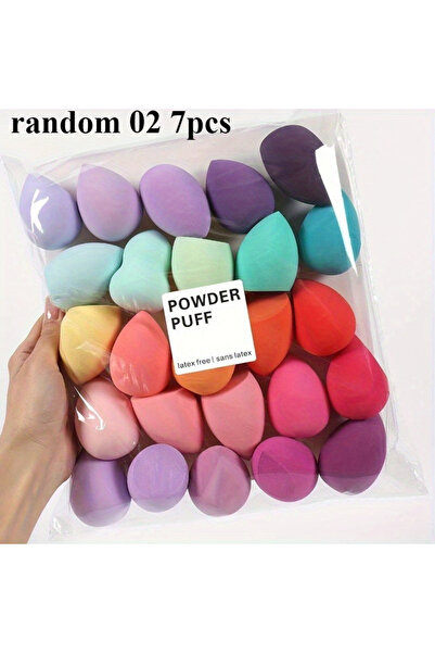 Choice8 عشوائي 02 7 قطع 1/3/5/7/20 قطعة إسفنجة رطبة وجافة بألوان وأشكال عشوائ...