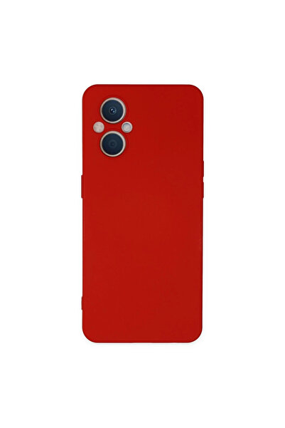 xirshop حافظة رينو 7 لايت من السيليكون المخملي الداخلي - أحمر