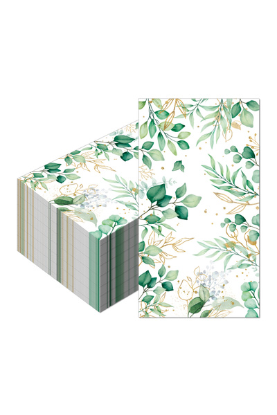 choice2 CZJ010-20pcs 20pcs Napkins Chinese Flower Long Paper Napkins Wedding ...