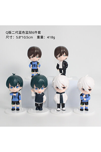 Choice1 مجموعة من 6 قطع باللون الأبيض، مجسمات شخصيات أنمي إيساغي يويتشي باللو...