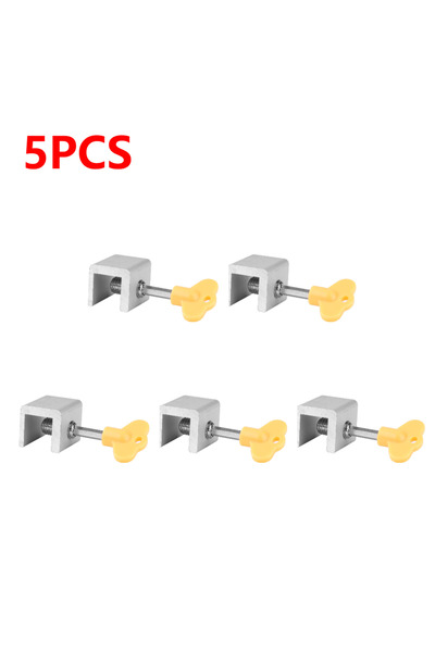 Choice1 A 5PCS 10-1pcs Aluminum Alloy Window Lk Stopper Sliding Window Anti-t...
