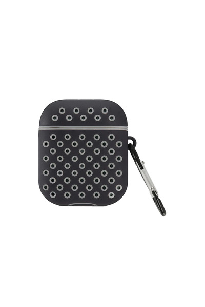 xirshop حافظة Airpods 2 (الجيل الثاني) الرياضية المثقبة - أسود-رمادي