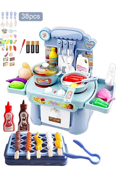 Generic 24Pcs Kitchen Pretend Play Toy Set + 14Pcs Barbecue Toy Set Role Play...