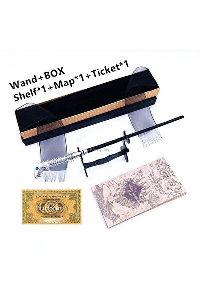 Choice19 عصا سحرية معدنية بتصميم شخصية لوسيوس-48 من الأنمي، مع علبة، لعبة زين...