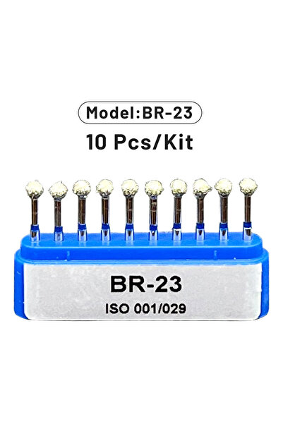 Choice25 BR-23 AG 1 Box Dental Diamond Burs Drill for High Speed Handpiece De...