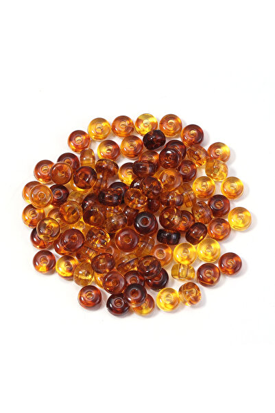 Choice11 4x7mm 100pcs 10-100pcs/lot Amber Color Acrylic Beads Oval Heart Pump...