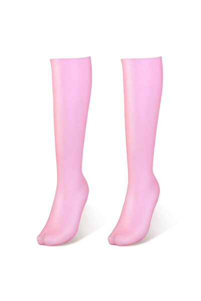 Choice1 Pink Silicone Long Moisturizing Socks Anti Cracking Foot Protection S...