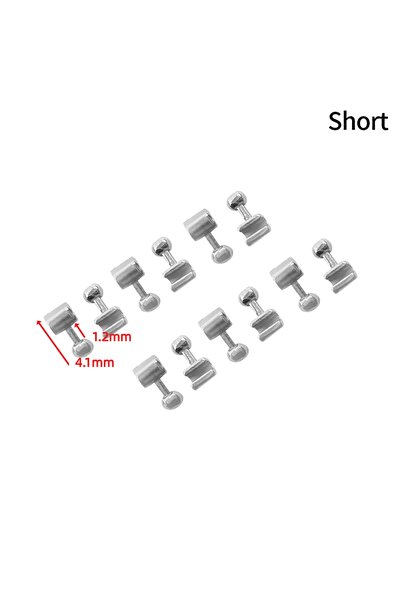 Choice1 10 قطع قصيرة 4.1 مم، 10 قطع/عبوة، خطافات تثبيت الأسنان، أنبوب متقاطع،...