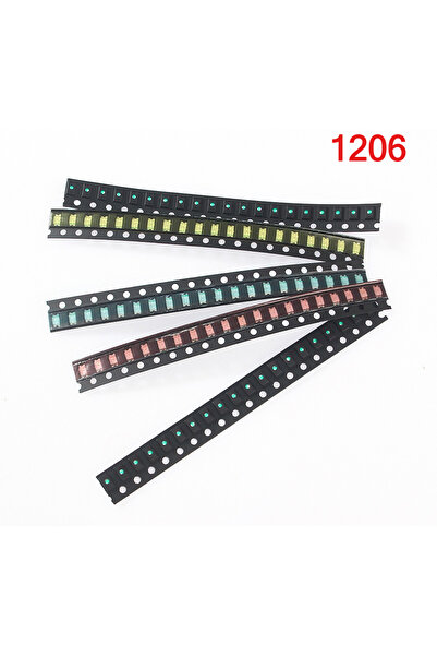 choice2 1206-Kit 5 Colors X 20pcs SMD LED Kit 1206 0603 0805 1210 5730 Light ...