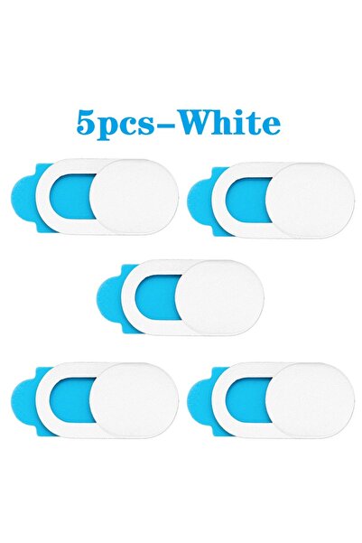 Choice5 5 قطع غطاء كاميرا ويب منزلق أبيض 20/10/5/1 قطعة، غطاء كاميرا كمبيوتر ...