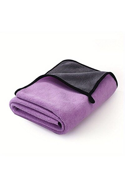 Choice 30x60cm purple Pet Absorbent Towel, Dog Cat Quick Drying Bath Towel, U...