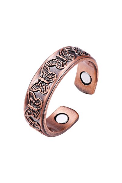 XTERRA Copper Ring 99.99 Percent with 2 Neodymium Magnets Model VS RG001