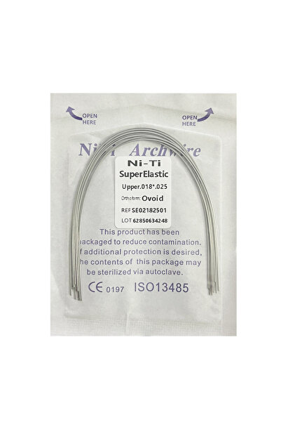 Choice16 أسلاك تقويم الأسنان العلوية AG Dental، مقاس 18 × 25، 10 قطع/عبوة، مص...