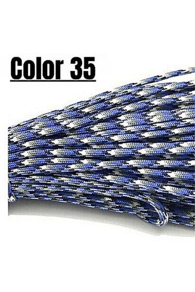Choice14 حبل باراكورد 4 مم × 31 م، لون 35، قطعة واحدة، 100 قدم، 550، حبل مظلة...