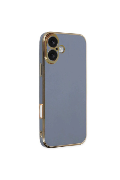 VINTESSY iPhone 16 Case Volet Silicone - Blue