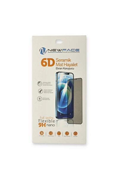 xirshop واقي شاشة ايفون 14 برو ماكس 6D سيراميك مطفي جوست نانو