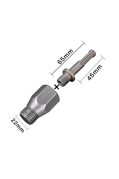 Choice18 Convert Head Style J 1PC Mountain Tooth Water Drill M22 Hexagonal Ha...