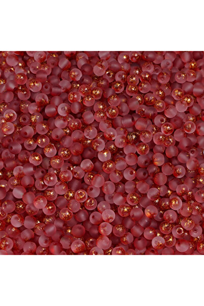 Choice8 4mm 100pcs style1 100Pcs 4mm High Quality Frosted Gold Splattered Gla...