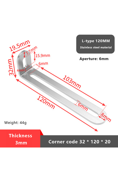 Choice15 9 Silver Stainless Steel Adjustable Angle Code Long Hole Activity 90...