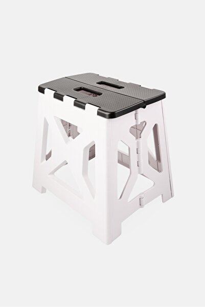 DIAMOND HOME كرسي سلم بلاستيكي قابل للطي مقاس 13 بوصة، متعدد الألوان