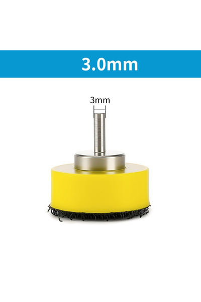 Choice6 قرص تلميع رطب وجاف مقاس 1 بوصة، ساق 3 مم، قطعة واحدة، مناسب للرخام وا...